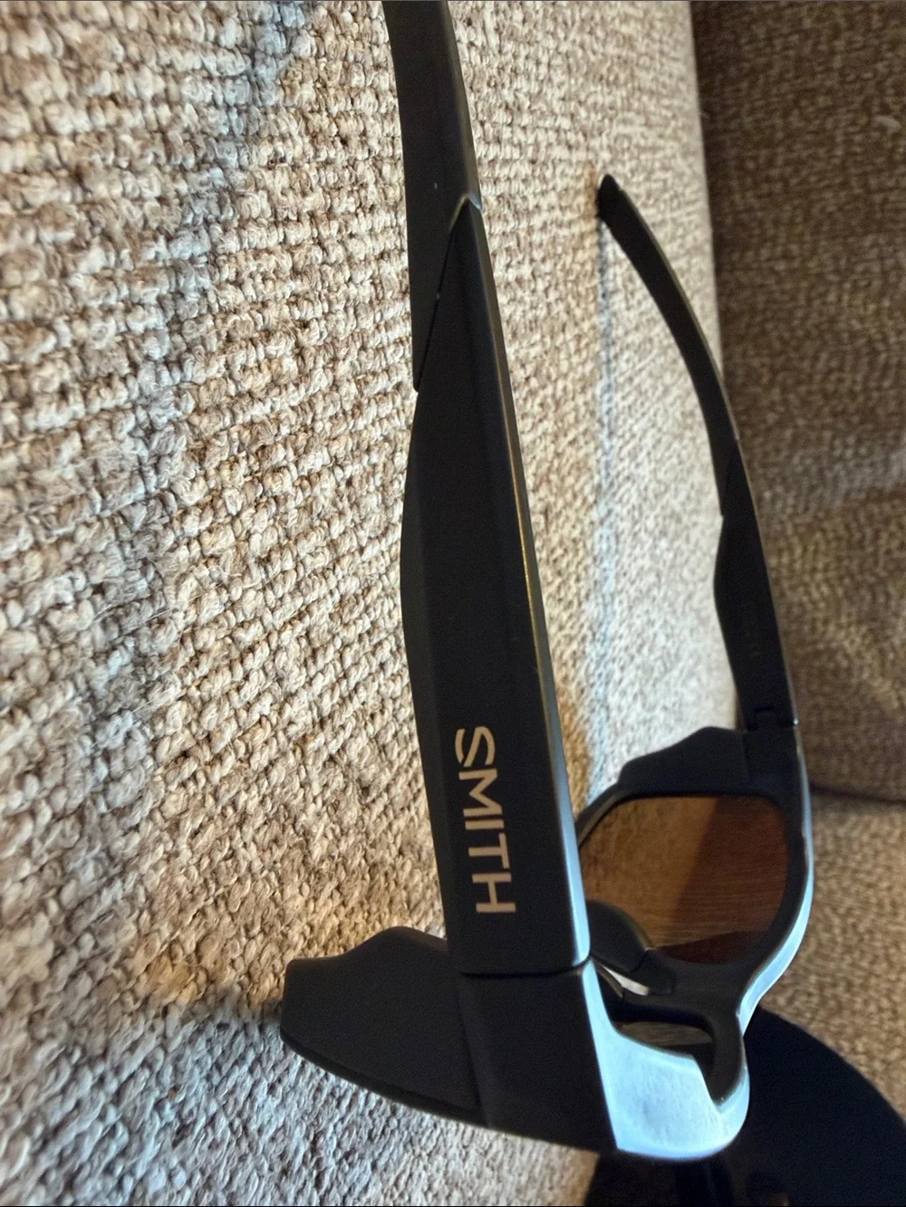 SMITH Black Sunglasses with Brown Lenses